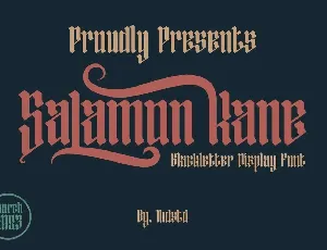 Salamon Kane font