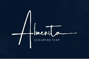 Almerita - Personal Use font