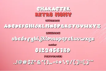 RETRO MEOW font