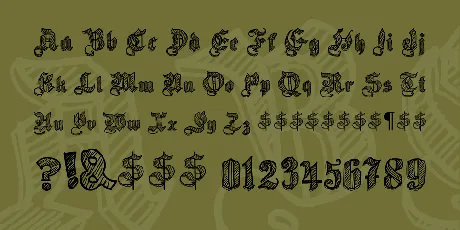 Sketch Gothic School font