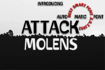 Attack Molens font