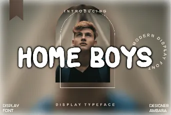 Home Boys font