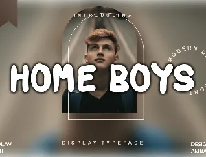 Home Boys font
