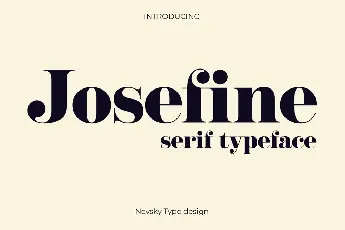 NT Josefine font