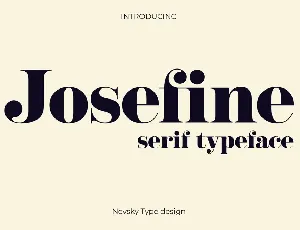 NT Josefine font