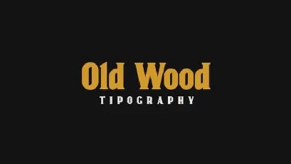 Old Wood Serif font