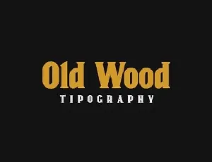 Old Wood Serif font
