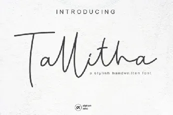 Tallitha Handwritten font