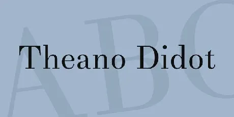 Theano Didot font