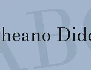 Theano Didot font