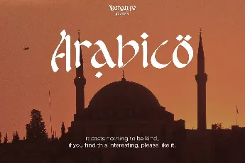 Arabico font