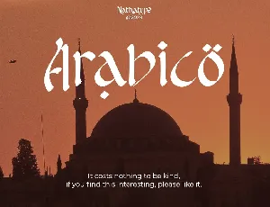 Arabico font