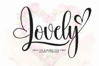 Lovely Script Typeface font