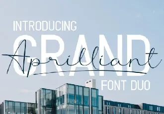 Grand Aprilliant Duo font