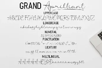 Grand Aprilliant Duo font