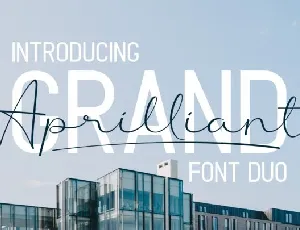 Grand Aprilliant Duo font