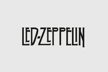 Led Zeppelin font