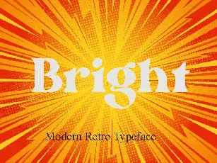 Bright font