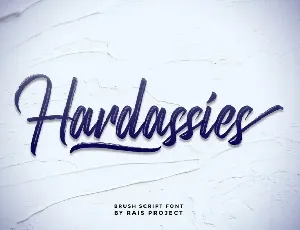 Hardassies Demo font