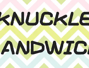 Knuckle sandwich font