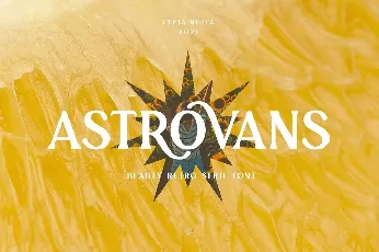 Astrovans font