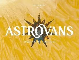 Astrovans font