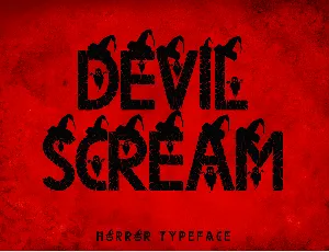 Devil Scream font