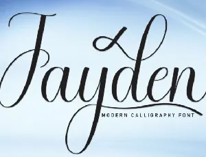 Jayden Script font