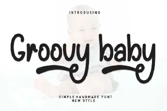 Groovy Baby Handwritten font