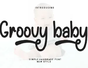 Groovy Baby Handwritten font