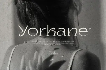 Yorkane font