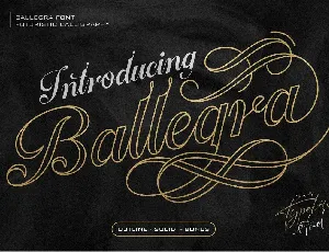 Ballegra font