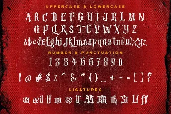 Dark Angels font