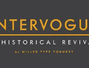 Intervogue Family font