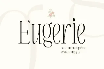 Eugerie font