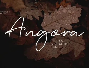 Angora font