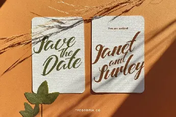 Barcely Fancy Script font