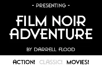 Film Noir Adventure font