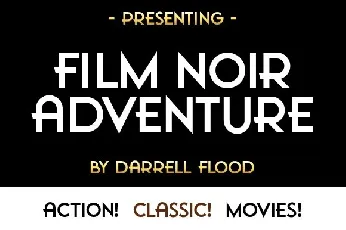 Film Noir Adventure font