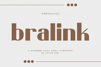 Bralink font