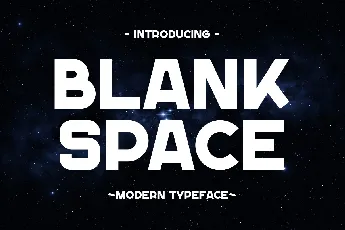 Blank Space font