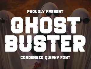 Ghost Buster font