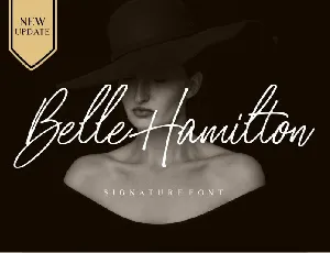 Belle Hamilton font