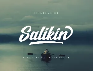 Salikin Bold Script font