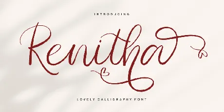 Renitha Demo font