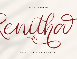 Renitha Demo font