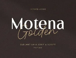 Motena Golden font