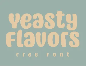 Yeasty Flavors font