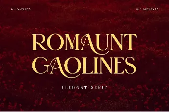 Romaunt Gaolines font