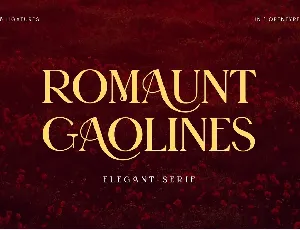 Romaunt Gaolines font